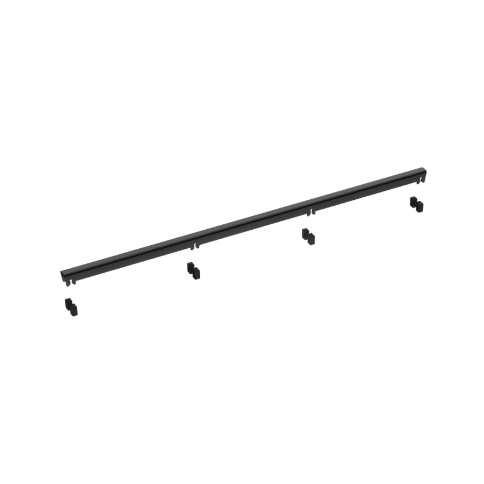 Rigolă de duș faianțabilă îngustă Balneo Slim & Low ProLine Negru, 60 cm [6]