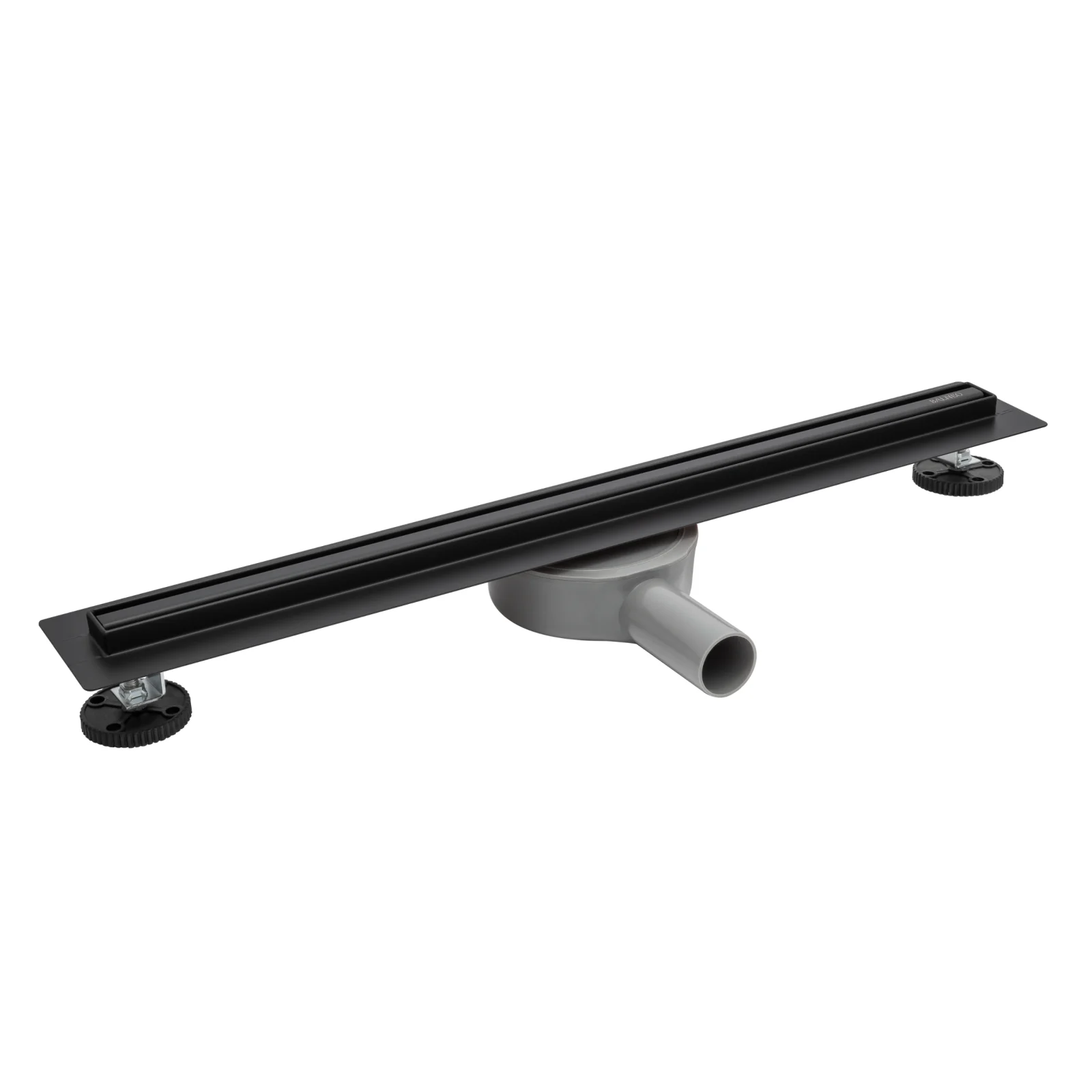 Rigole si canale de scurgere - Rigolă de duș faianțabilă îngustă Balneo Slim & Low ProLine Negru, 60 cm
