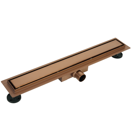 Baie - Rigolă de duș liniară faianțabilă, reversibilă, Balneo Duplex NEXT Cupru, 60 cm