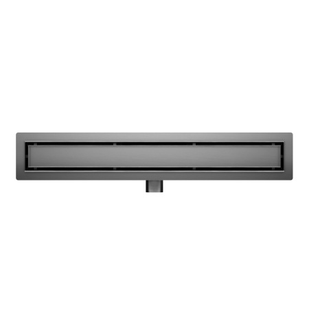 Rigolă de duș liniară faianțabilă, reversibilă, Balneo Duplex NEXT Grafit (Gun Metal), 70 cm [1]