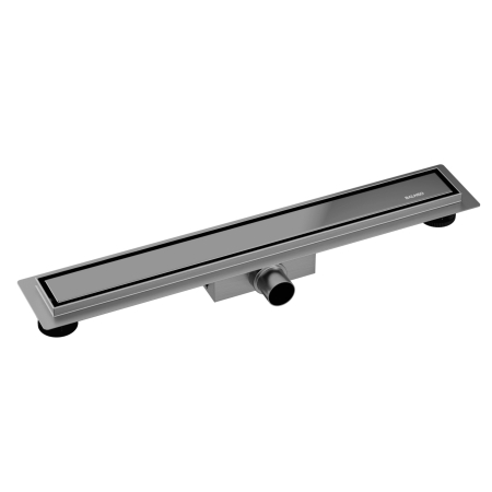 Cabine de dus - Rigolă de duș liniară faianțabilă, reversibilă, Balneo Duplex NEXT Grafit (Gun Metal), 70 cm