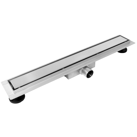 Rigole si canale de scurgere - Rigolă de duș liniară faianțabilă, reversibilă, Balneo Duplex NEXT Inox, 60 cm