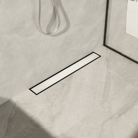 Rigolă de duș pentru perete și pardoseală, faianțabilă, Balneo Wall & Floor NEXT Inox, 100 cm [2]