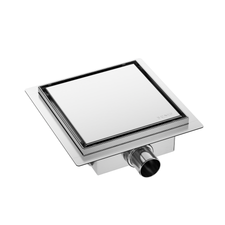 Baie - Scurgere de pardoseală, faianțabilă, pătrată Balneo SQ-Drain NEXT Inox, 20 x 20 cm