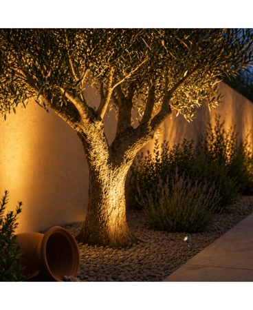 Iluminat exterior - Spot de grădină cu țăruș LED, 3W, 3000K, din aluminiu, grafit, Zambelis Lights E349