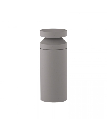 Iluminat exterior - Stâlp de iluminat exterior LED, 20W, 3000K, din sticlă, metal, beton, IP65, Zambelis Lights E477
