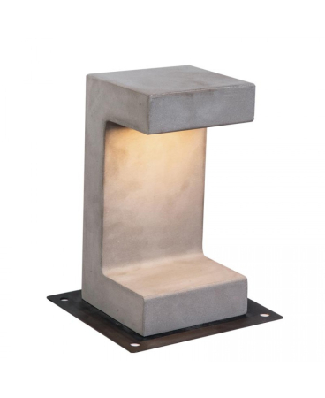 Iluminat exterior - Stâlp de iluminat exterior LED, 8W, din beton, Zambelis Lights E191