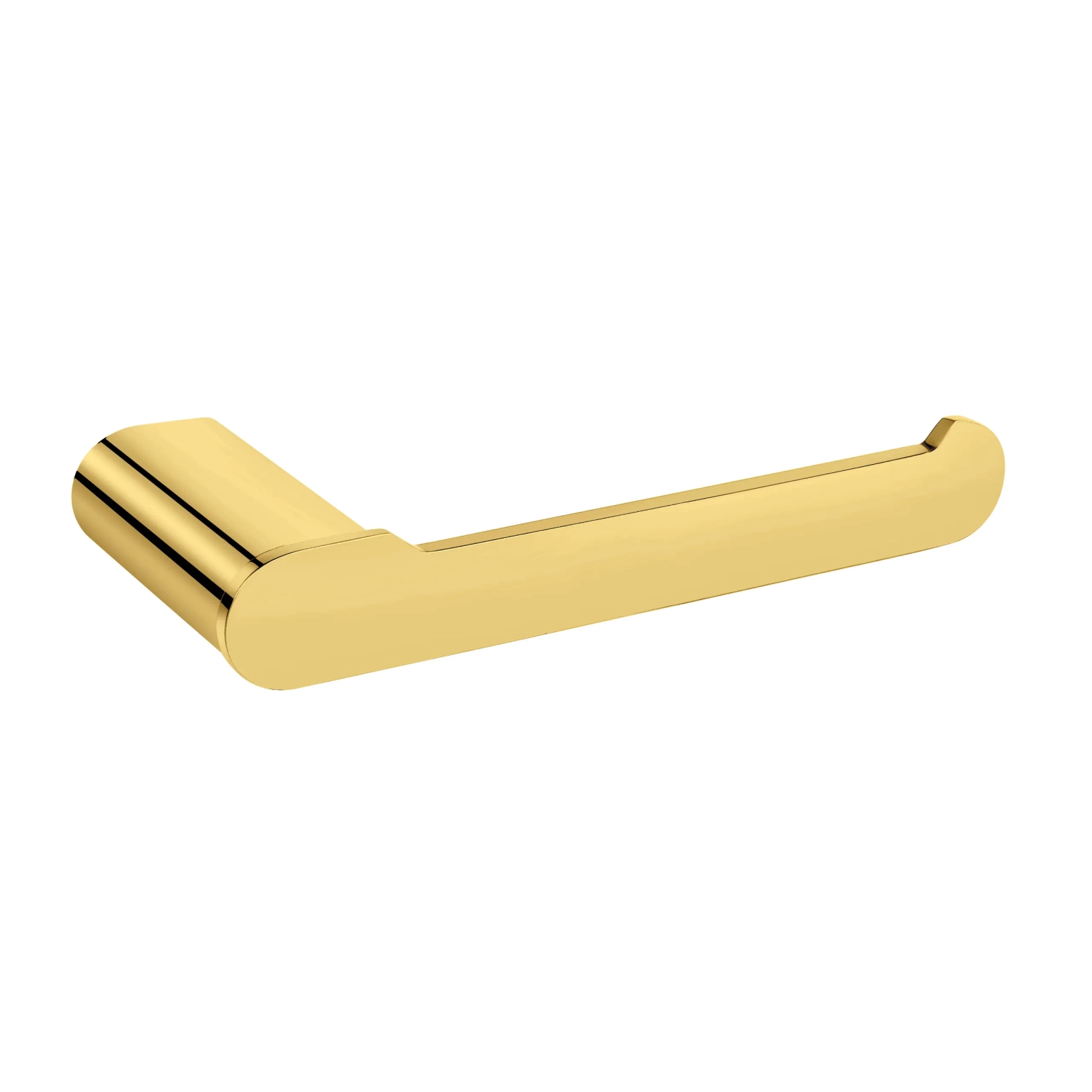 Suporturi hartie - Suport hârtie igienică Balneo QARX, 16.5x6.5 cm, Auriu Lucios