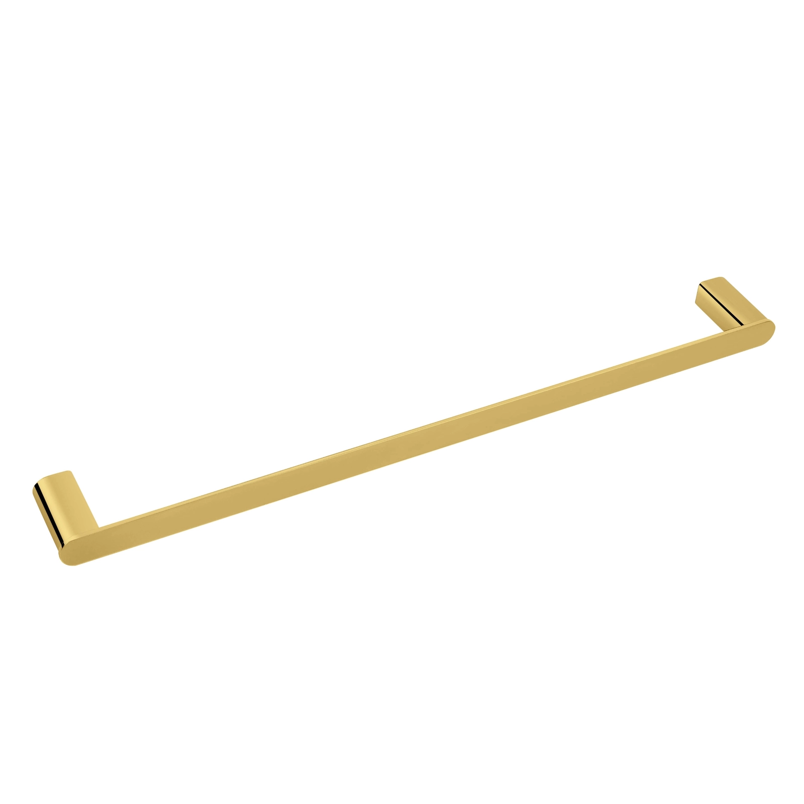 Accesorii pentru baie - Suport prosop baie Balneo QARX, 60x6.5 cm, Auriu Lucios 