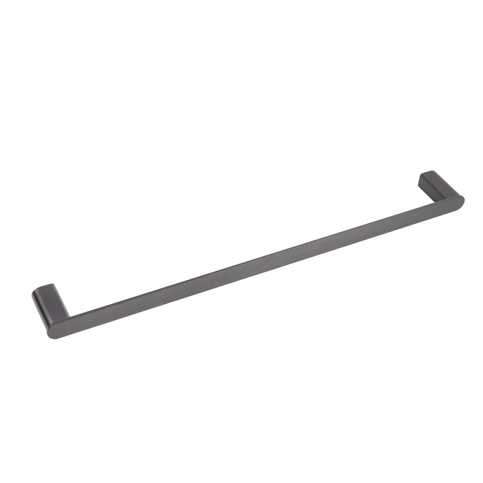 Accesorii pentru baie - Suport prosop baie Balneo QARX, 60x6.5 cm, Gun Metal 