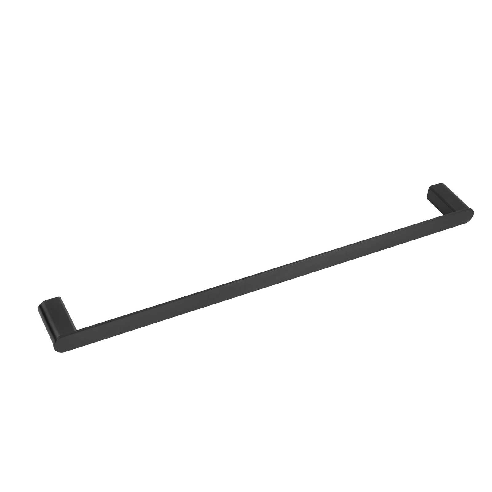 Accesorii pentru baie - Suport prosop baie Balneo QARX, 60x6.5 cm, Negru 