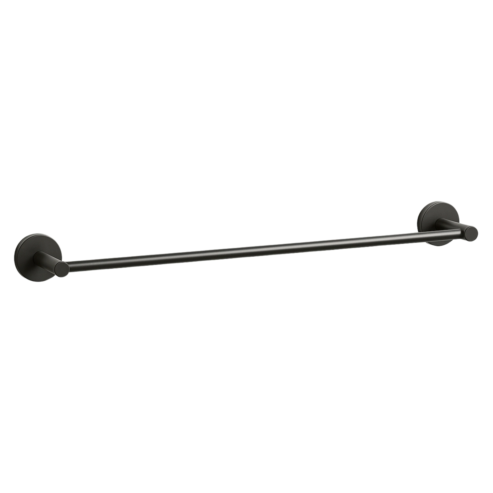 Accesorii pentru baie - Suport prosop baie Balneo QUBE, 60x6.7 cm, Gun Metal 