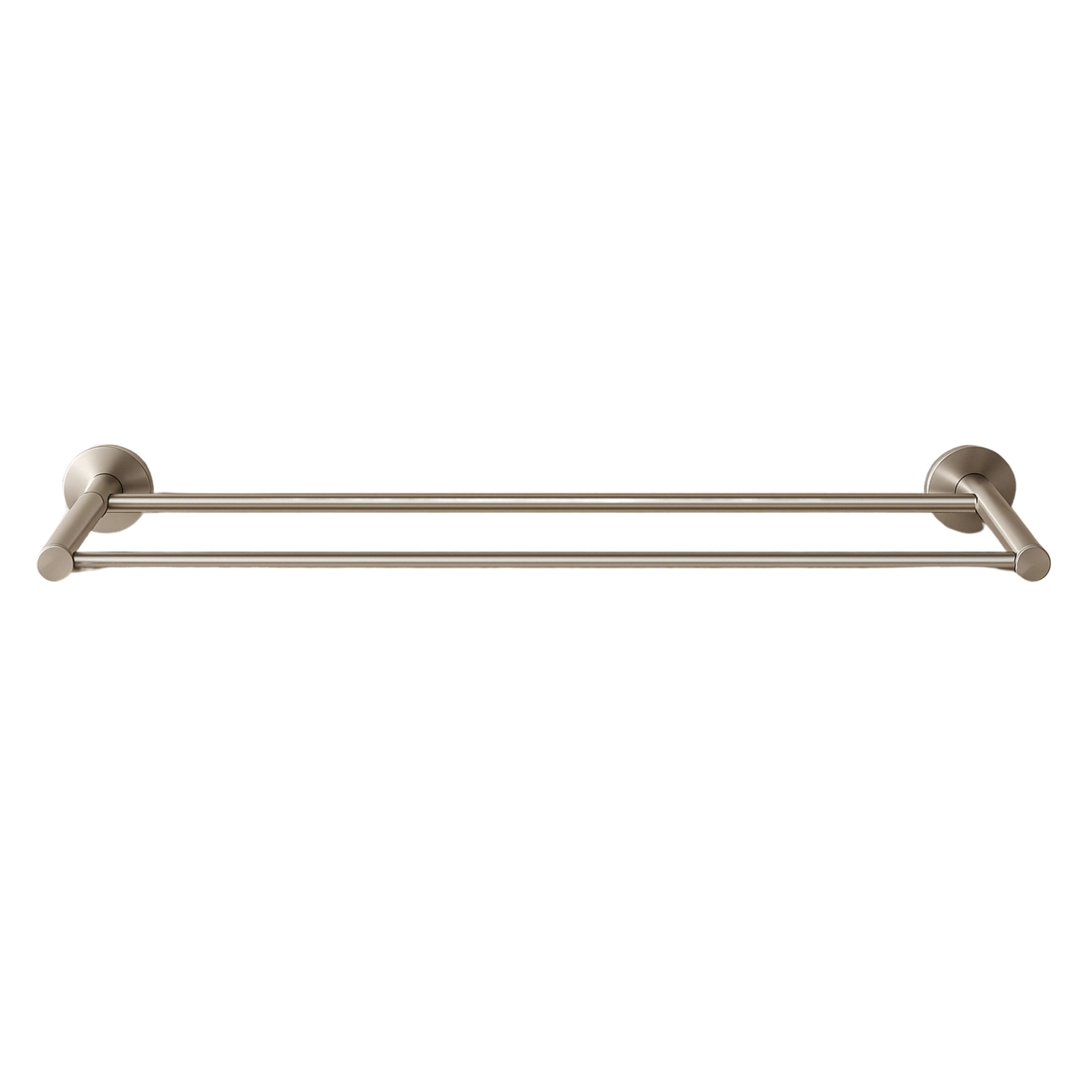 Accesorii pentru baie - Suport prosop baie Balneo QUBE dublu, 60x12.2 cm, Inox 