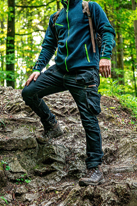 Bluza fleece polar PREMIUM, intarituri Cordura [2]