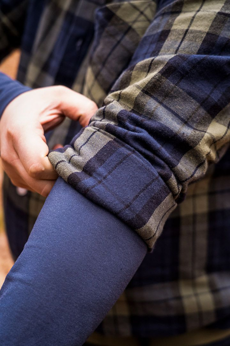 Camasa de lucru in carouri albastre [3]