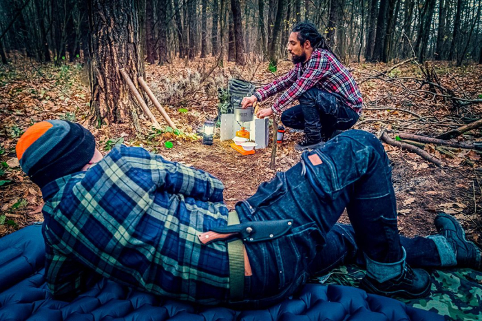 Camasa de lucru in carouri albastre [5]
