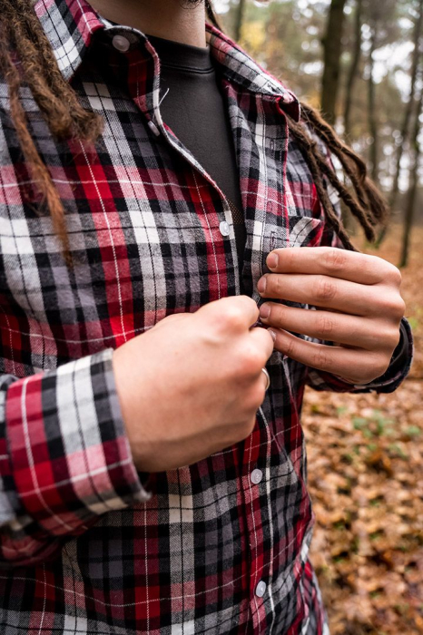 Camasa de lucru in carouri rosii [2]