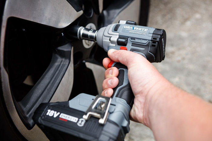 Cheie cu percutie fara perii 18V, 330Nm, ½", Energy+, fara baterie 58G028-1 GRAPHITE [5]