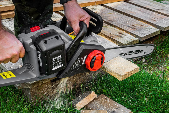 Drujba fara perii Energy+, 36V, Li-Ion, ghidaj de 14 " (350mm) (fara acumulator inclus) 58G043 GRAPHITE [10]