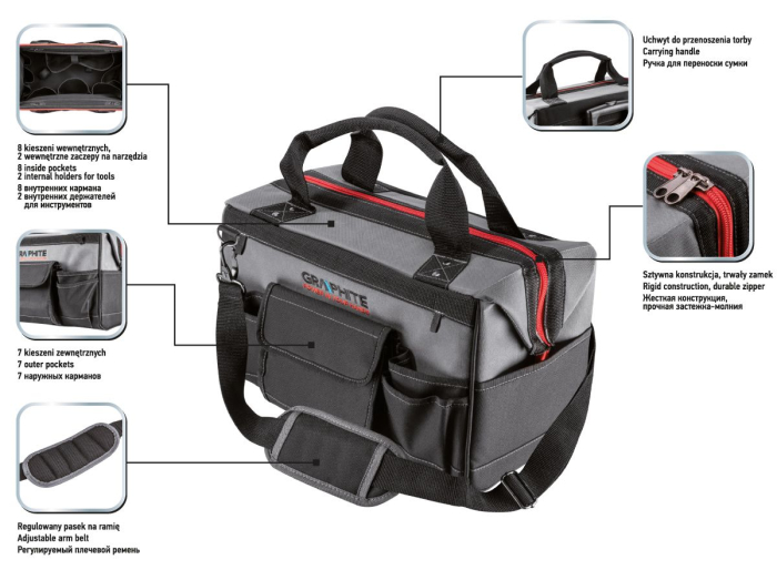Energy + Medium bag 58G092 GRAPHITE [4]