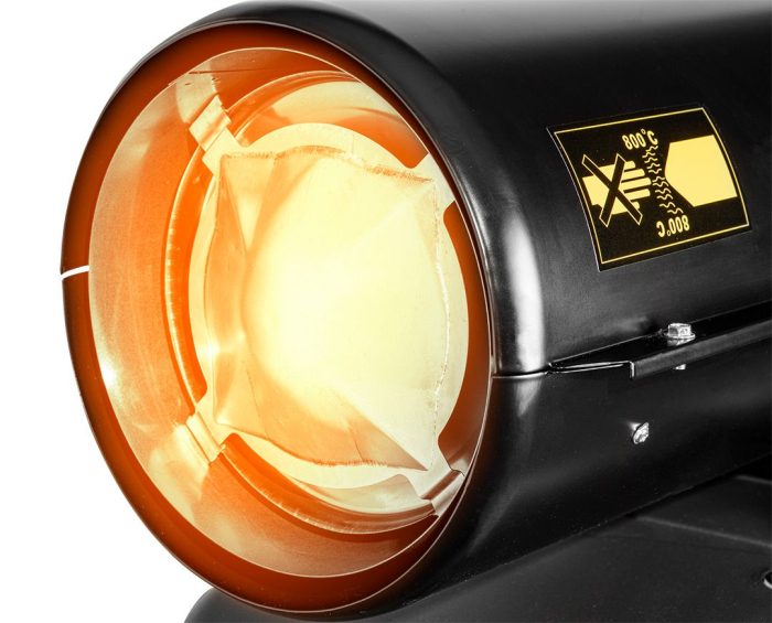 Incalzitor industrial cu motorina 30kW, rezervor 34L, consum 2.8L/h, cu roti, flux aer 750m3/h 90-081 NEO [7]