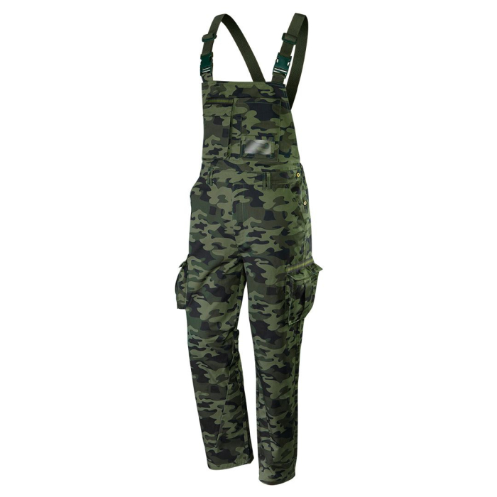 Pantaloni de lucru cu bretele CAMO [10]
