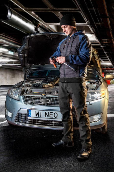 Pantaloni de lucru cu izolatie termica, softshell [3]