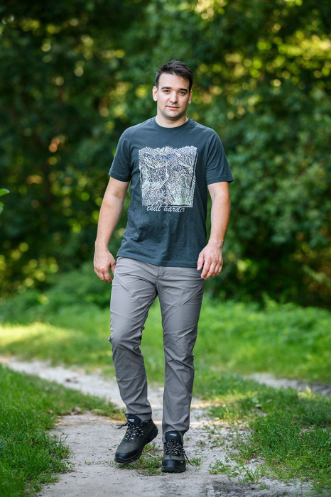 Pantaloni de lucru OUTDOOR, 2 way stretch, gri [2]