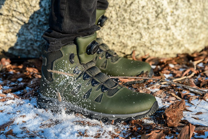 Ghete de lucru O2 SR FO, sireturi cu buton blocare [3]