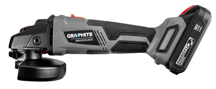 Polizor unghiular Energy+ 18V, LI-ion,disc 125mm, sistem brushless (fara acumulator inclus) 58G026 GRAPHITE [9]