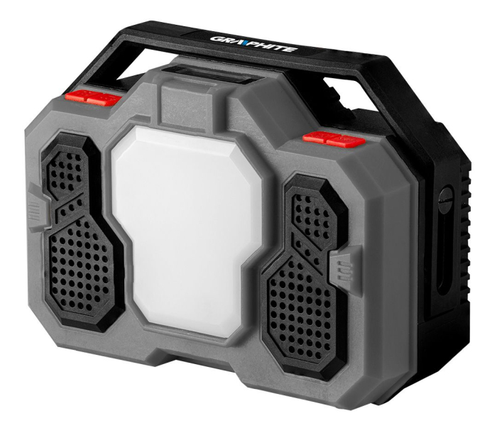 Radio si lampa Energy+ 18V, Li-lon (fara acumulator inclus) 58GE104 GRAPHITE [3]