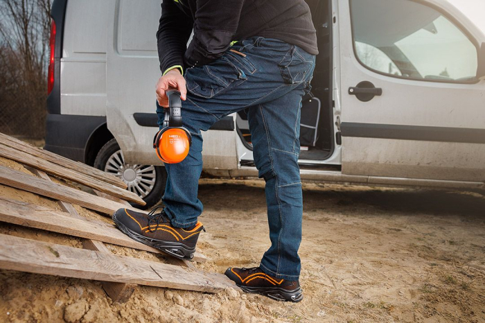 S1 SR Neo Air ghete lucru, varf otel negru-portocaliu [2]