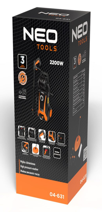 Spalator cu presiune, 2200W, 165bar 04-631 NEO [5]