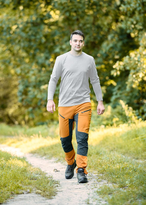 Tricou cu maneca lunga, gri [4]