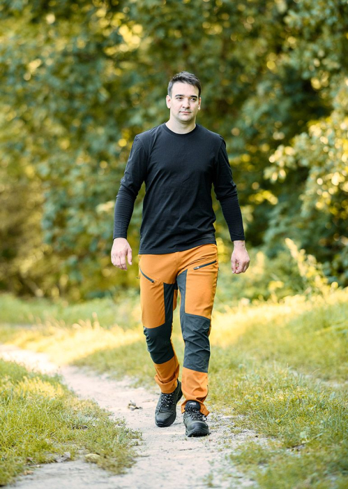 Tricou cu maneca lunga, negru [2]