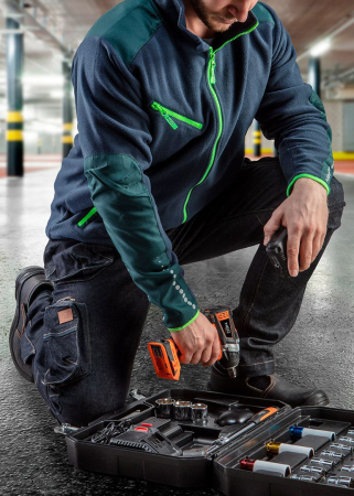 Bluza fleece polar PREMIUM, intarituri Cordura [11]