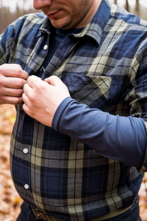 Camasa de lucru in carouri albastre [1]