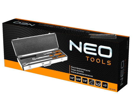 Cheie dinamometrica -set 3 buc ( 1/4", 3/8", 1/2") 08-845 NEO [8]