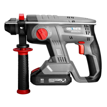 Ciocan rotopercutor SDS-plus, 18V Li-Ion Graphite Energy+ (fara acumulator inclus) 58G027 GRAPHITE [7]