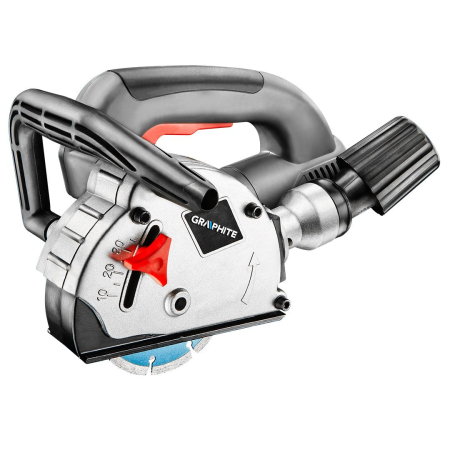 Scule electrice - Fierastrau caneluri/santuri in zidarie 1320W,9000rpm,disc 125mm,adancime taiere 8-30mm,latime 8-26mm, cutie 59G370 GRAPHITE