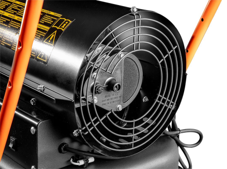 Incalzitor industrial cu motorina 30kW, rezervor 34L, consum 2.8L/h, cu roti, flux aer 750m3/h 90-081 NEO [4]