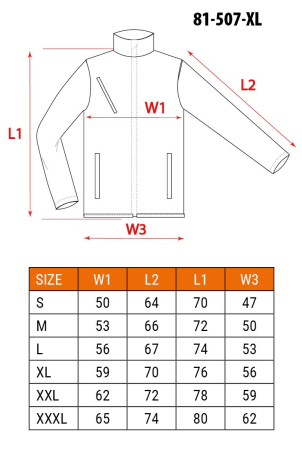 Jachetă de lucru PREMIUM, negru [7]