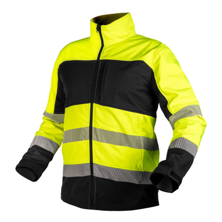 Echipamente de protectie - Geaca de lucru de avertizare Softshell, galbena