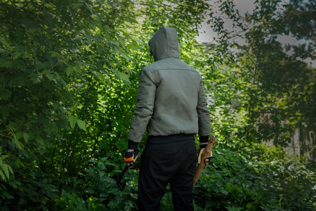 Jacheta izolata cu gluga OUTDOOR, verde [1]