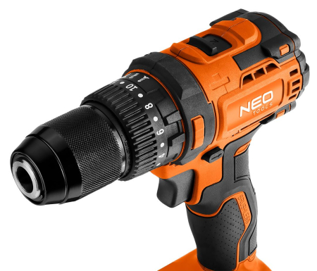 Mașină de găurit cu percuție 18V fără perii, mandrină 13mm, compactă, Energy+, fără acumulator 04-619 NEO [11]