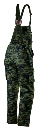 Pantaloni de lucru cu bretele CAMO [4]
