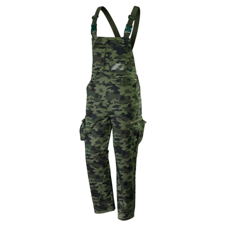 Pantaloni de lucru cu bretele CAMO [9]