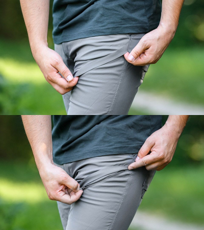 Pantaloni de lucru OUTDOOR, 2 way stretch, gri [2]