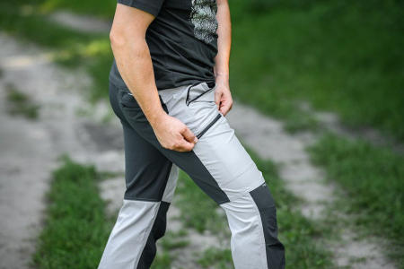 Pantaloni de lucru OUTDOOR, elastici in 4 directii, porumbei [1]