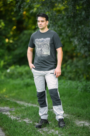 Pantaloni de lucru OUTDOOR, elastici in 4 directii, porumbei [4]